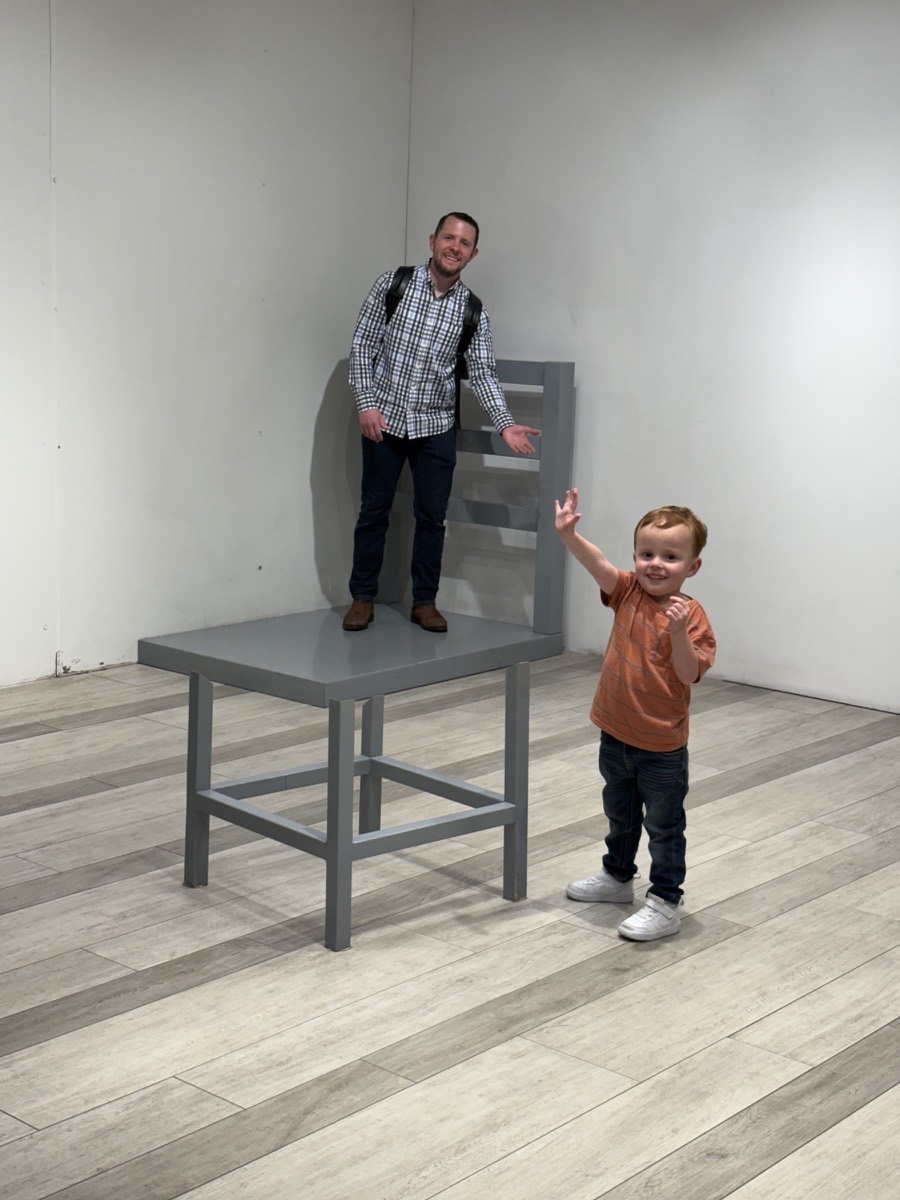 Mini Daddy, giant Silas