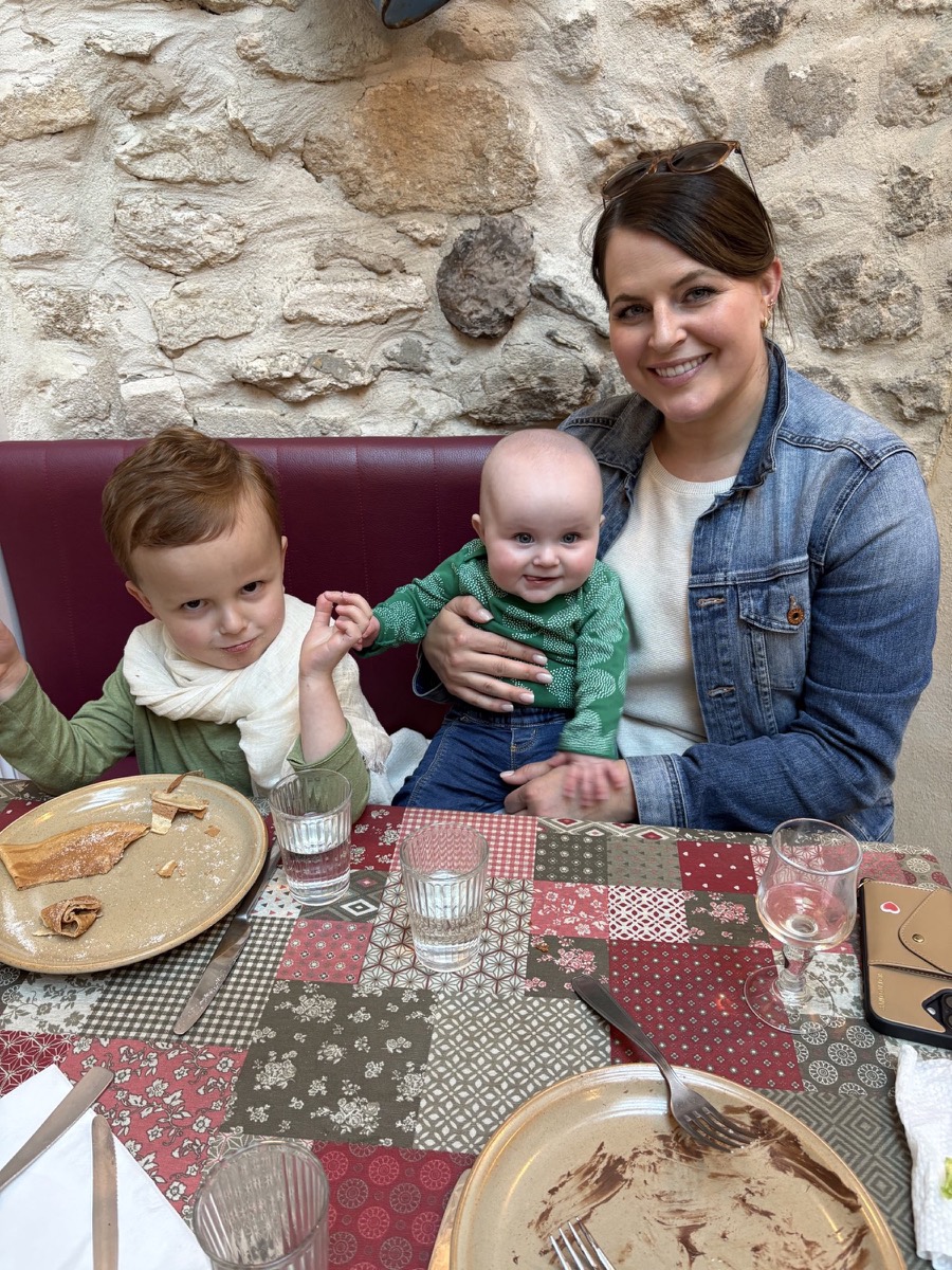We made short work of the crepes!