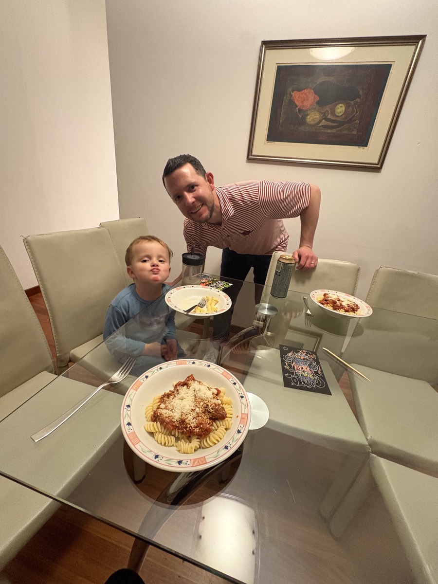 God bless my husband for cooking!