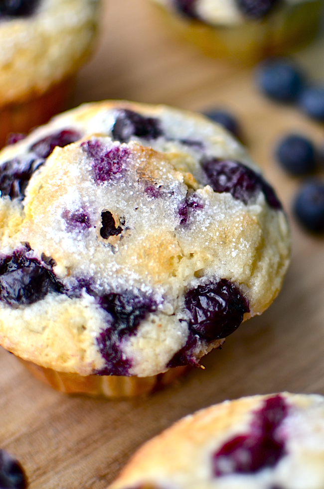 The Best Blueberry Muffins