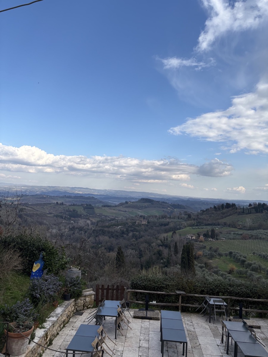 View from the top of San Gimignano